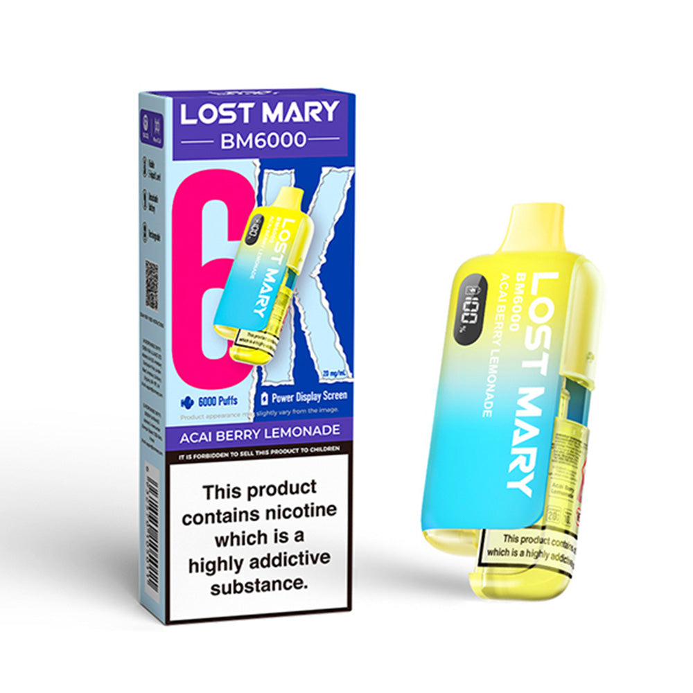 Lost Mary BM6000 Acai Berry Lemonade Disposable Vape