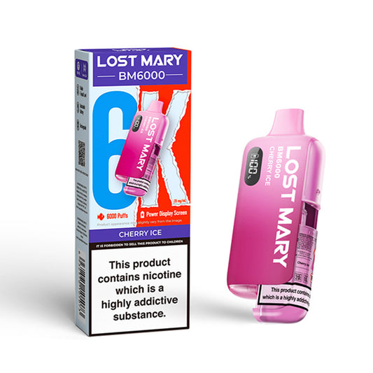 Lost Mary BM6000 Cherry Ice Disposable Vape