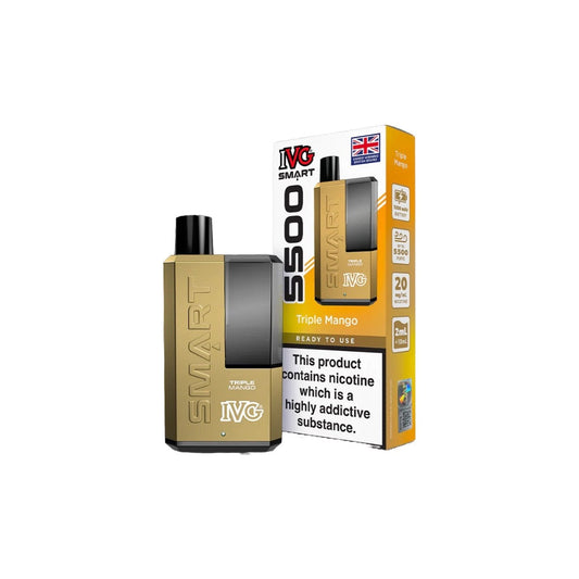 IVG Smart 5500 Triple Mango Disposable Vape