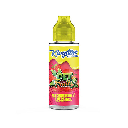 Kingston Get Fruity Strawberry Lemonade 100ml Shortfill E Liquid