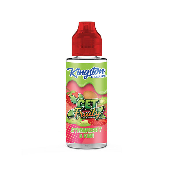 Kingston Get Fruity Strawberry & Kiwi 100ml Shortfill E Liquid