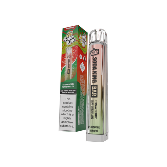 Soda King Bar Strawberry Watermelon Disposable Vape