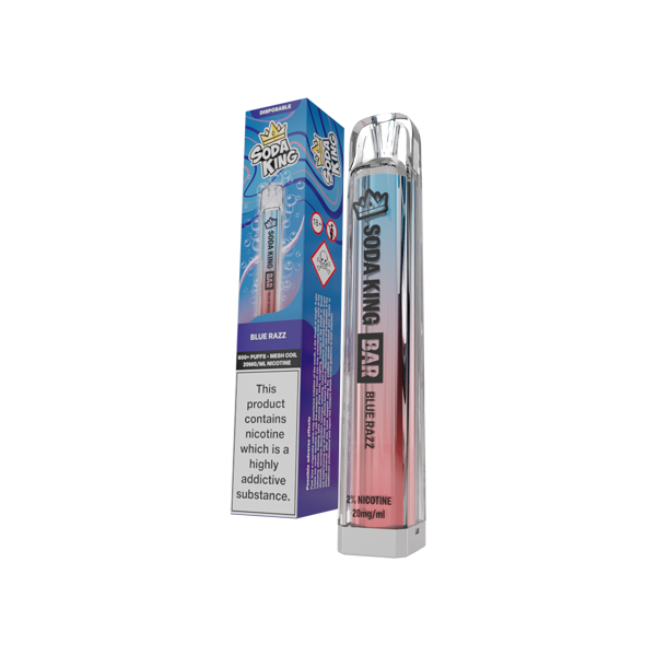 Soda King Bar Blue Razz Disposable Vape