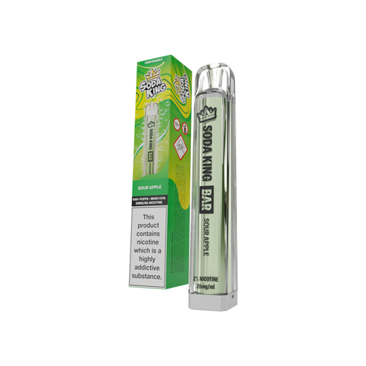 Soda King Bar Sour Apple Disposable Vape