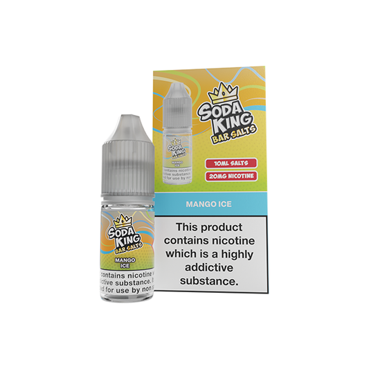 Soda King Bar Salts Mango Ice E Liquid 10ml