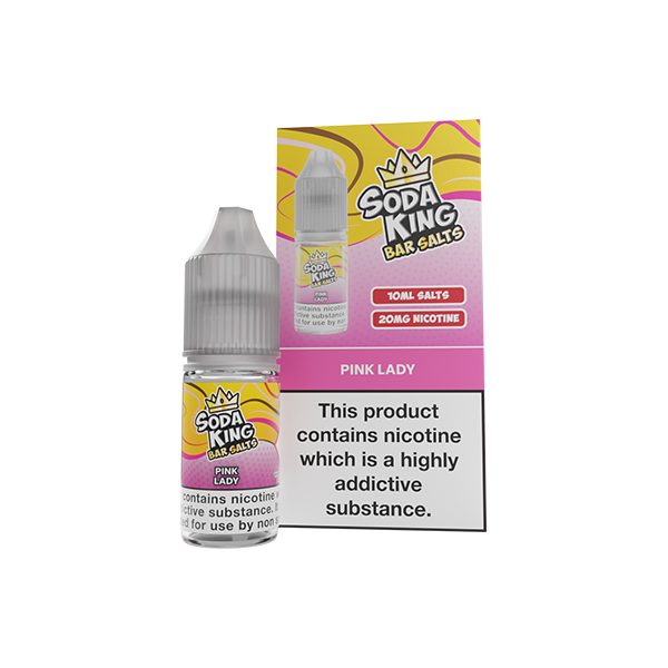 Soda King Bar Salts Pink Lady E Liquid 10ml