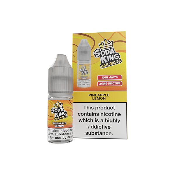 Soda King Bar Salts Pineapple Lemon E Liquid 10ml