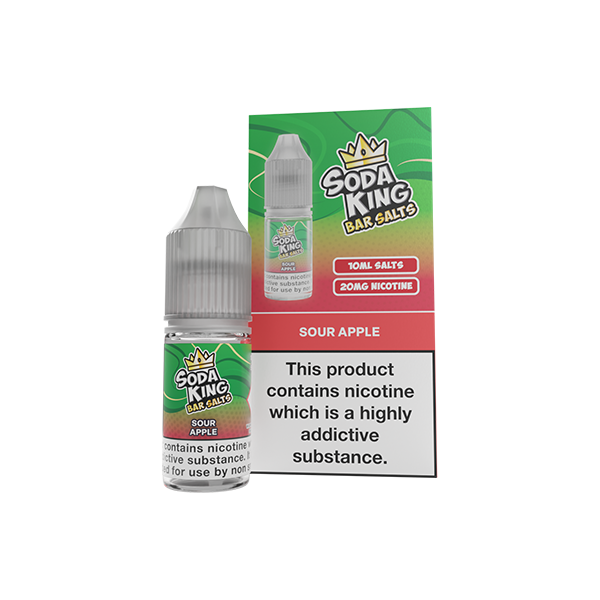 Soda King Bar Salts Sour Apple E Liquid 10ml