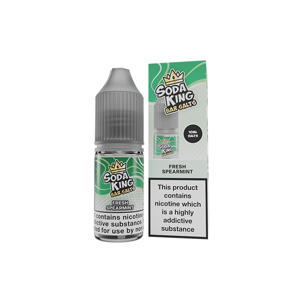 Soda King Bar Salts Fresh Spearmint E Liquid 10ml