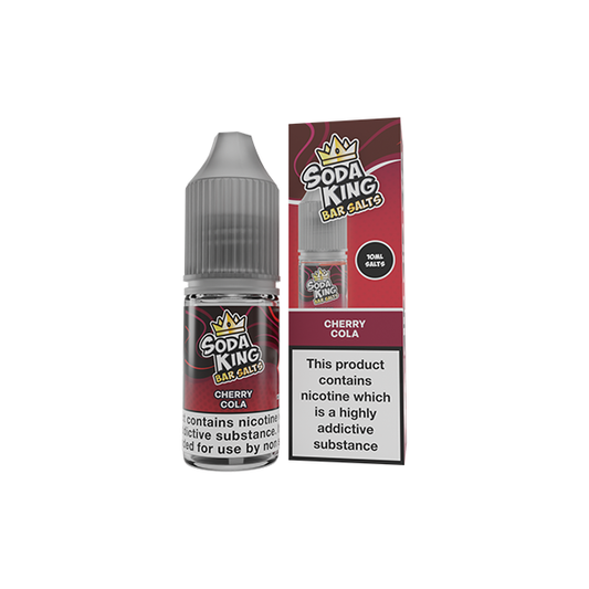 Soda King Bar Salts Cherry Cola E Liquid 10ml