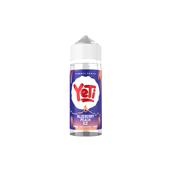 Yeti Summit Series Blueberry Peach Ice 100ml Shortfill E Liquid