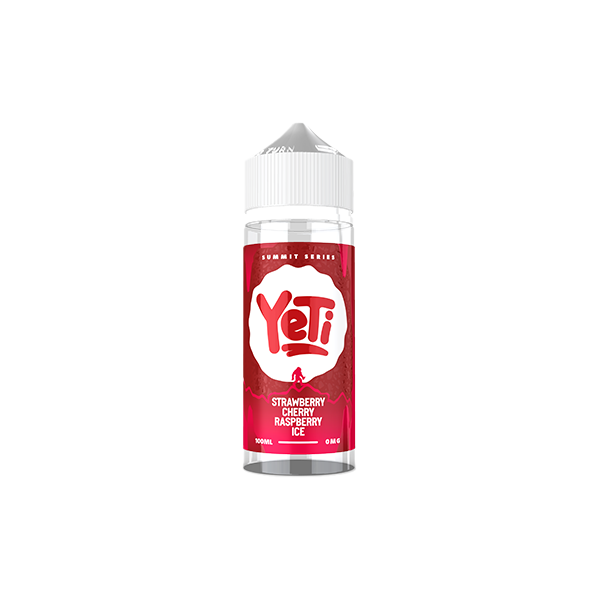 Yeti Summit Series Strawberry Cherry Raspberry Ice 100ml Shortfill E Liquid