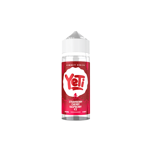 Yeti Summit Series Strawberry Cherry Raspberry Ice 100ml Shortfill E Liquid