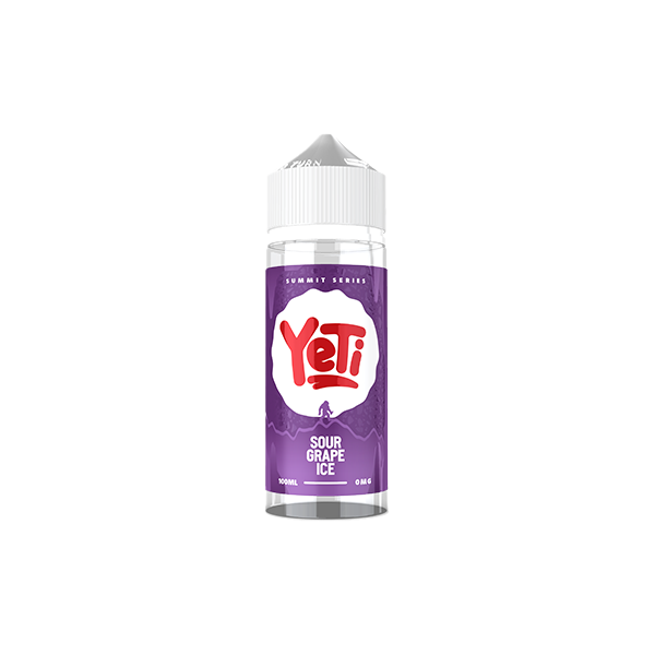 Yeti Summit Series Sour Grape Ice 100ml Shortfill E Liquid