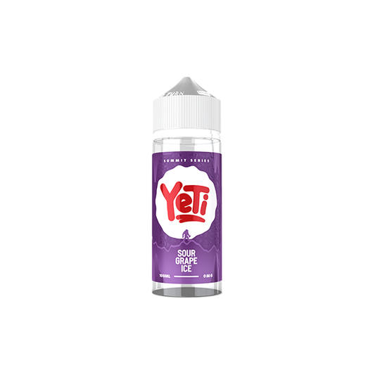 Yeti Summit Series Sour Grape Ice 100ml Shortfill E Liquid