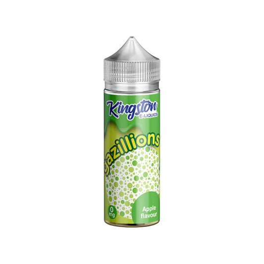 Kingston Gazillions Apple 100ml Shortfill E Liquid