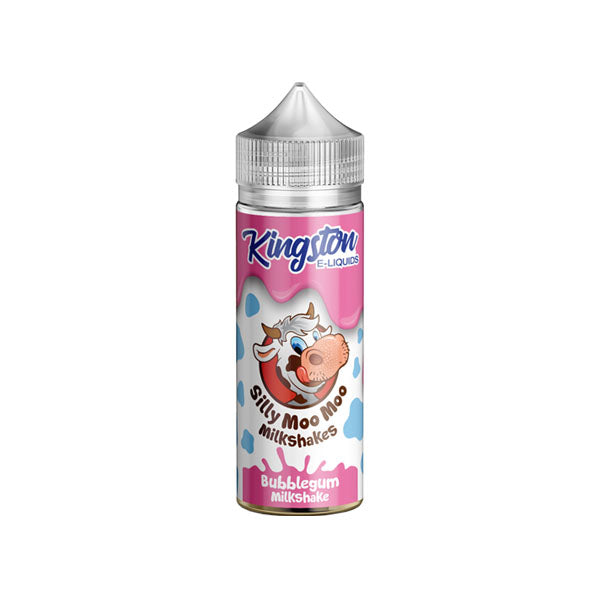 Kingston Silly Moo Moo Milkshakes Bubblegum 100ml Shortfill E Liquid