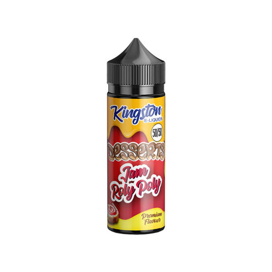 Kingston Desserts Jam Roly Poly 100ml Shortfill E Liquid