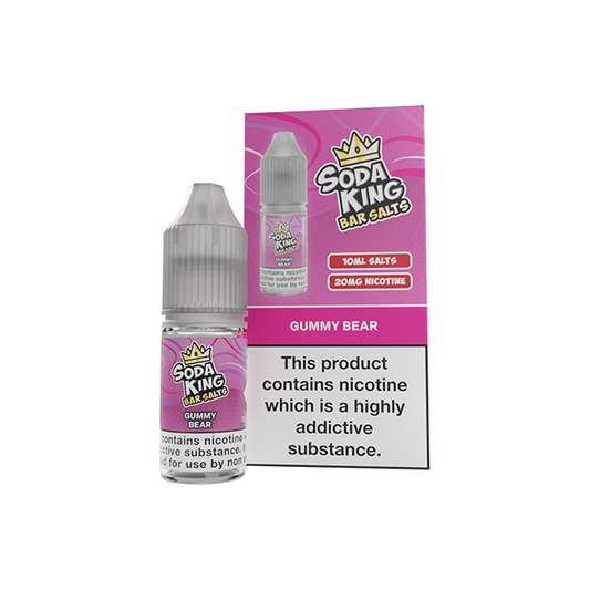 Soda King Bar Salts Gummy Bear E Liquid 10ml