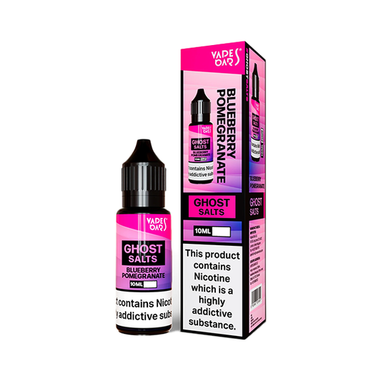 Vapes Bars Ghost Salts Blueberry Pomegranate E Liquid 10ml