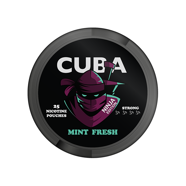 CUBA Ninja Mint Fresh Nicotine Pouches