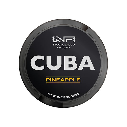 CUBA Black Nicotine Pouches Pineapple