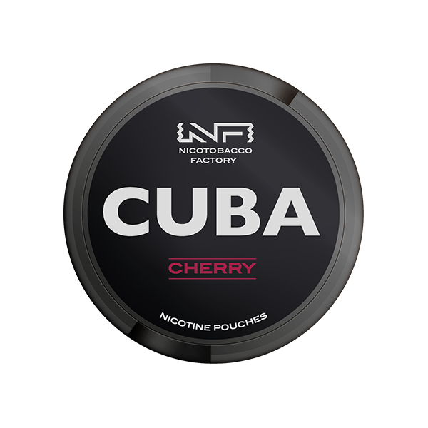 CUBA Black Nicotine Pouches Cherry