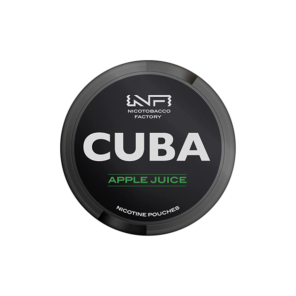 CUBA Black Nicotine Pouches Apple Juice