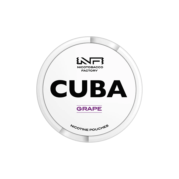 CUBA White Nicotine Pouches Grape