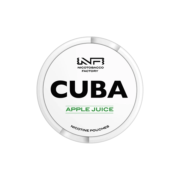 CUBA White Nicotine Pouches Apple Juice