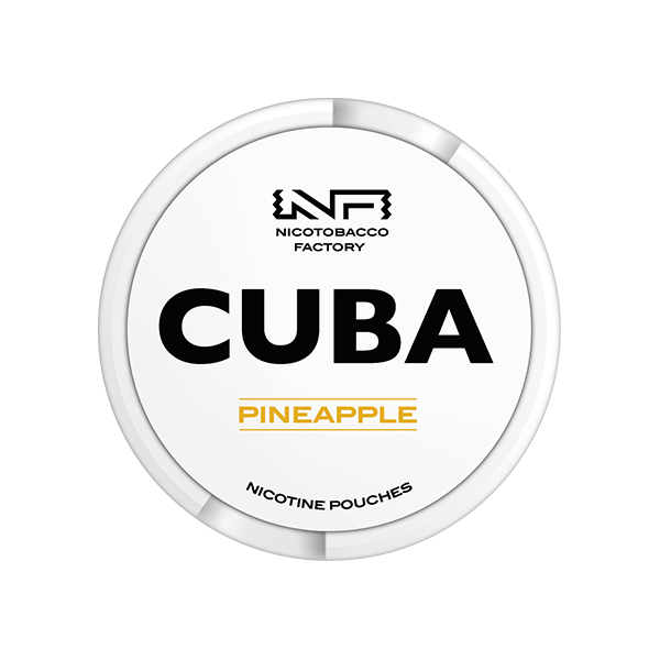 CUBA White Nicotine Pouches Pineapple