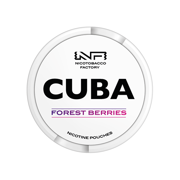 CUBA White Nicotine Pouches Forest Berries