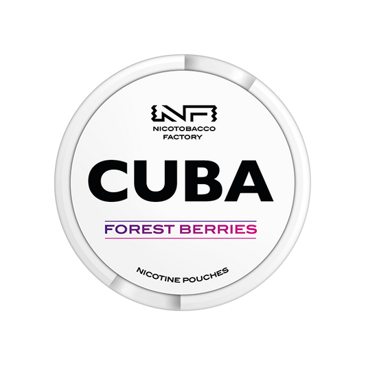 CUBA White Nicotine Pouches Forest Berries