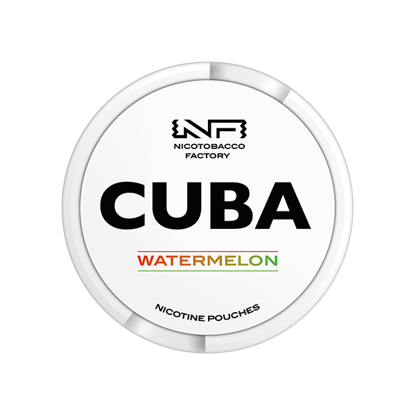 CUBA White Nicotine Pouches Watermelon