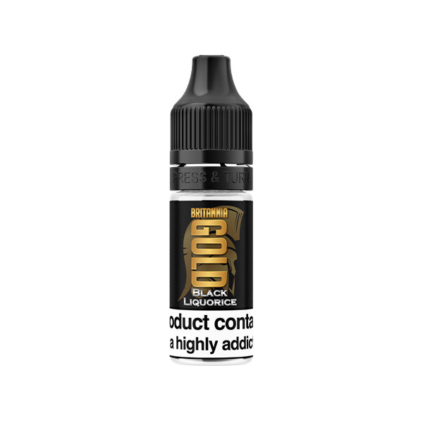 Britannia Gold Black Liquorice E Liquid 10ml