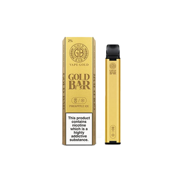 Gold Bar Pineapple Ice Disposable Vape