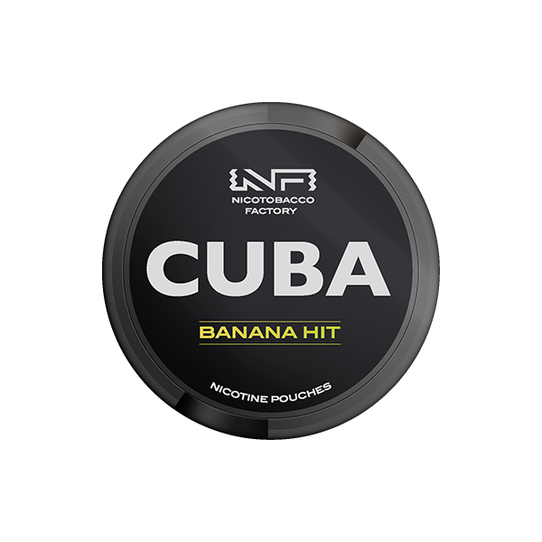 CUBA Black Nicotine Pouches Banana Hit