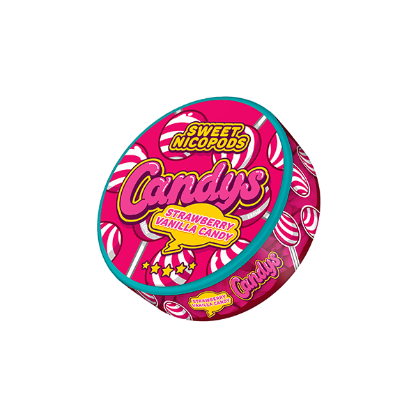 Candys Slim Strawberry Vanilla Candy Nicotine Pouches