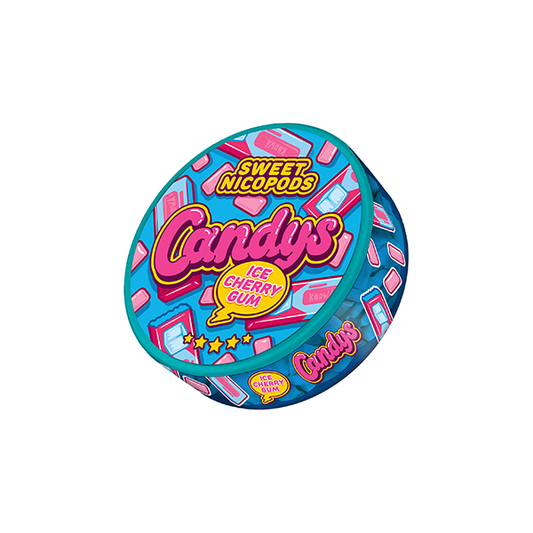 Candys Slim Ice Cherry Gum Nicotine Pouches