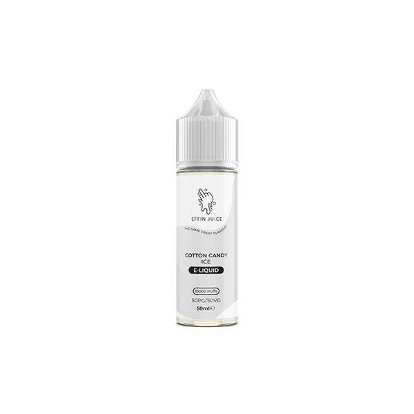 EFFIN Juice Cotton Candy Ice 50ml Shortfill E Liquid