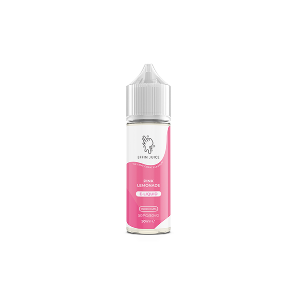 EFFIN Juice Pink Lemonade 50ml Shortfill E Liquid