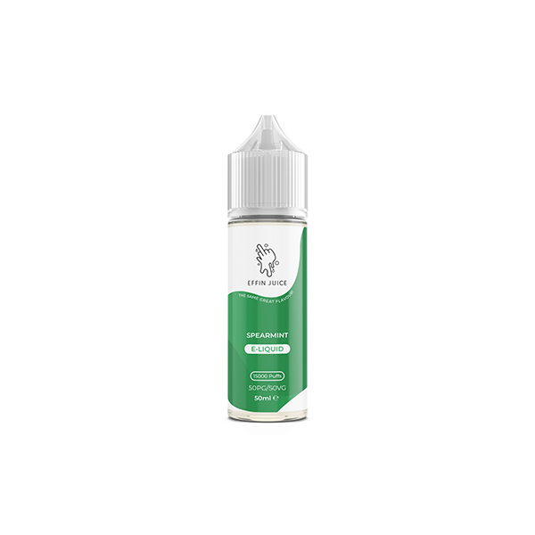 EFFIN Juice Spearmint 50ml Shortfill E Liquid