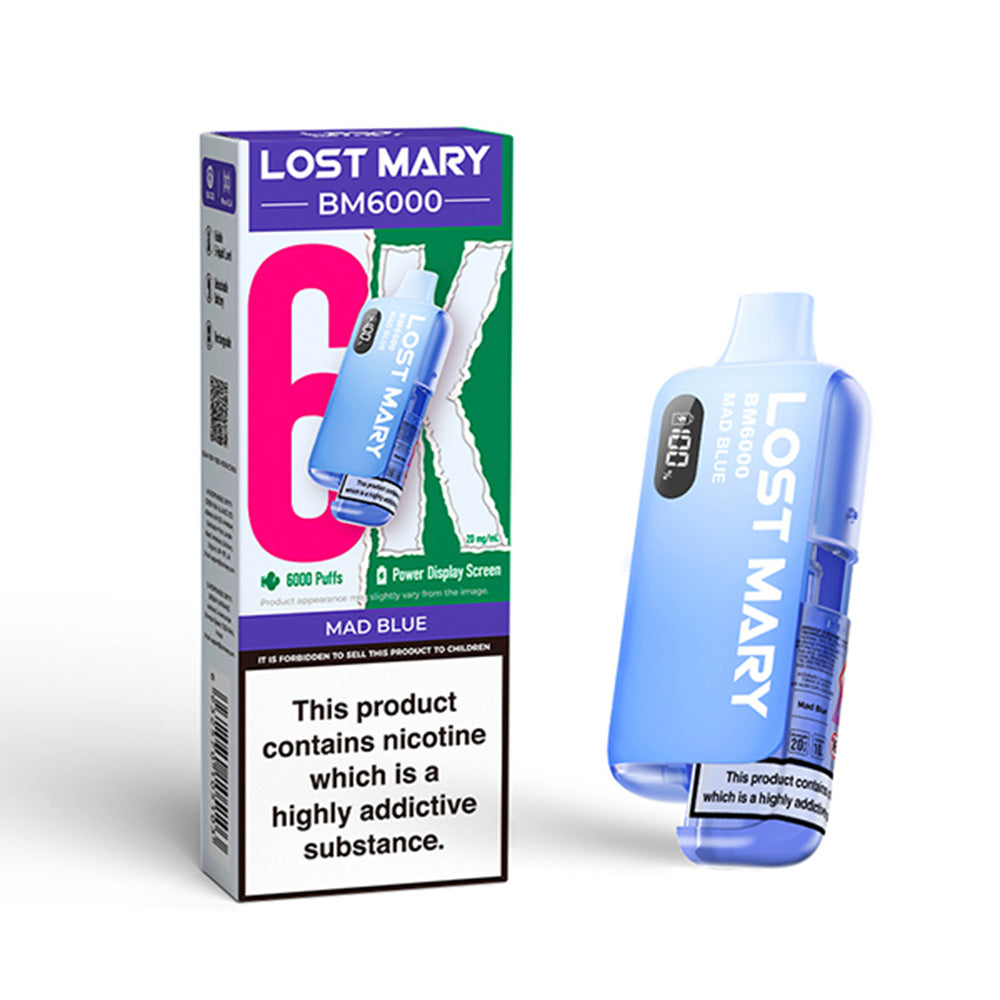 Lost Mary BM6000 Mad blue Disposable Vape