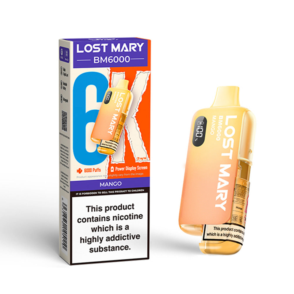 Lost Mary BM6000 Mango Disposable Vape