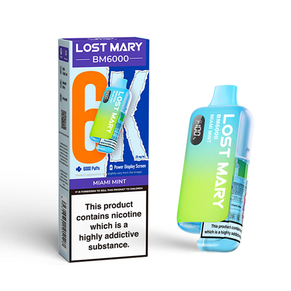 Lost Mary BM6000 Miami Mint Disposable Vape