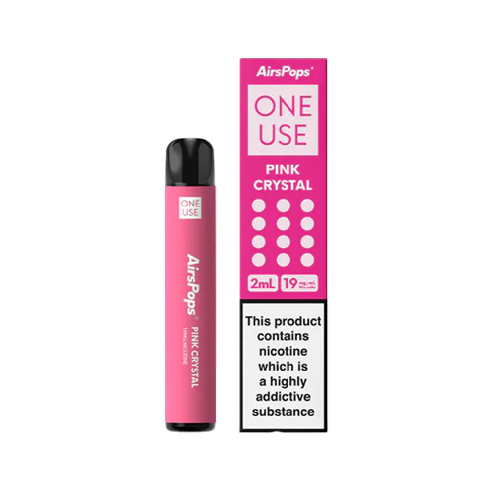 AirsPops ONE USE Pink Crystal Disposable Vape