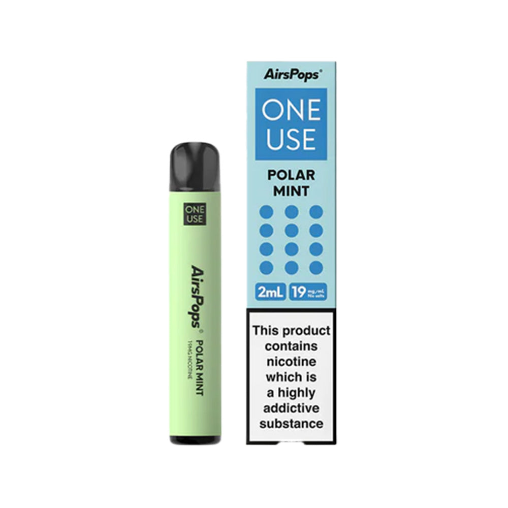 AirsPops ONE USE Polar Mint Disposable Vape