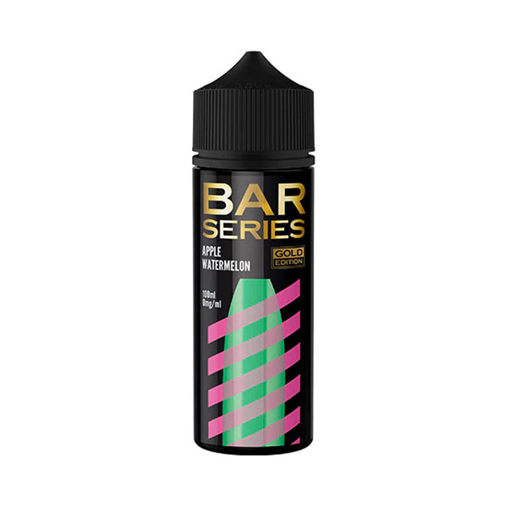 Bar Series Gold Edition 100ml Shortfill E-Liquid Apple Watermelon