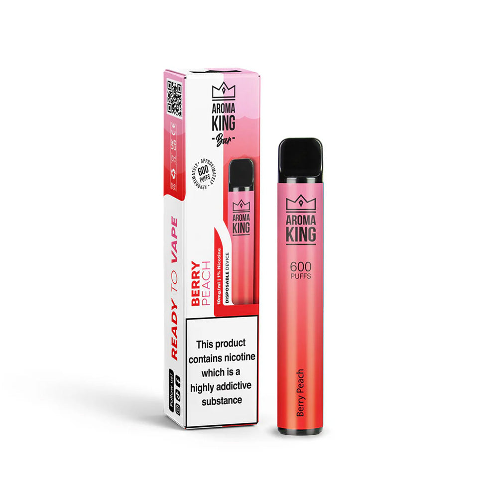 Aroma King Bar 600 Berry Peach Disposable Vape