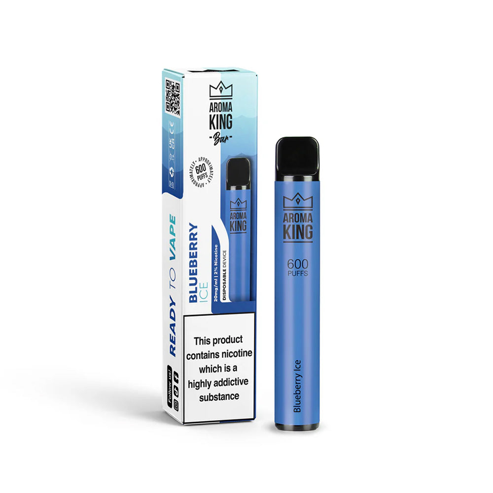 Aroma King Bar 600 Blueberry Ice Disposable Vape